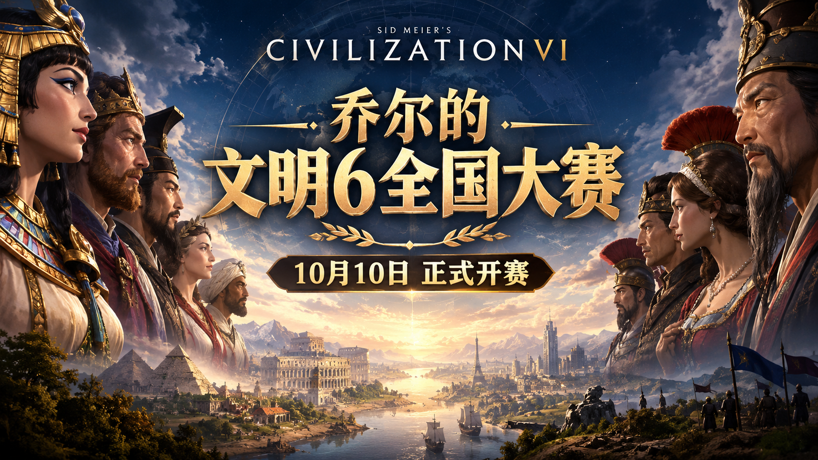 乔尔的文明6全国大赛 活动封面